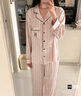維多利亞的秘密（Victoria's Secret）田曦薇同款 宅度假水光綢家居服絲滑涼感長袖睡衣套裝七夕禮物 曬單實(shí)拍圖