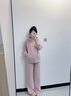 苒琦媽咪孕婦裝春裝套裝2025新款韓版洋氣連帽衛(wèi)衣寬松慵懶休閑長(zhǎng)褲兩件套 粉色 L 曬單實(shí)拍圖