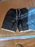 啄木鳥【兩條裝】短褲男夏季五分褲休閑百搭男士薄款寬松大碼胖子沙灘褲 卡其+藍色 2XL 120-130斤 曬單實拍圖