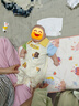 DUUDUU嬰兒衣服夏季短袖外出服新生兒卡通連體衣寶寶哈衣 杏色 80cm 曬單實拍圖
