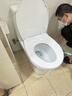 箭牌（ARROW）T32抽水馬桶虹吸坐便器小尺寸座便 小戶型坐廁AEB12616L 400坑距 曬單實(shí)拍圖