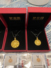 夢金園七夕情人節(jié)禮物  時尚飾品吊墜 古法寶相花開鏤空鑲嵌莫桑石掛墜 大板-凈金重約12.5g克重多退少補 曬單實拍圖