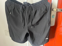 安踏（ANTA）運動(dòng)短褲女五分褲2026夏季外穿防透光速干寬松大碼薄款清涼褲子女 -4基礎黑【男女同款-拉鏈口袋】 M /170 【女生建議拍小一碼】 曬單實(shí)拍圖