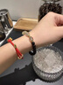 京鑒【品牌官方】黑曜石綠幽靈手串聚財(cái)水晶手鏈轉(zhuǎn)運(yùn)珠送女友飾品禮物 6mm收藏級黑曜石+綠幽靈 曬單實(shí)拍圖