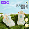 婧麒（JOYNCLEON）嬰兒涼鞋寶寶學(xué)步鞋軟底防滑網(wǎng)面單鞋透氣男女寶網(wǎng)鞋嬰兒機(jī)能鞋 蘭月白Jbx178078 19 碼(內(nèi)長14cm腳長13.5cm) 曬單實拍圖