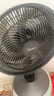 美的（Midea）臺式電風(fēng)扇七葉柔風(fēng)輕音臥室宿舍廣角遠距交流定頻臺扇辦公室桌面節能省電搖頭小型電扇 FGAU30D 曬單實(shí)拍圖