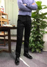 羅蒙高端男士休閑褲秋冬季2025新款直筒寬松彈力男褲商務(wù)西裝長(cháng)褲子 藏青色 33 【腰圍2尺6】 曬單實(shí)拍圖