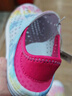Skechers斯凱奇童鞋一腳蹬洞洞鞋女童涼鞋夏中大童沙灘鞋兒童拖鞋308004L 曬單實(shí)拍圖