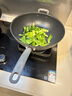 特福（Tefal）炒鍋不粘鍋家用炒菜鍋少油煙32cm炒鍋電磁爐燃?xì)庠钔ㄓ贸村?曬單實(shí)拍圖