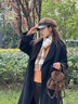 CARNEGIE&KEITH圍巾女2025秋冬款格子女士100%羊毛保暖披肩空調(diào)房生日禮物送女友 駝咖格 曬單實(shí)拍圖