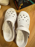 斯凱奇（Skechers）洞洞鞋厚底沙灘涼鞋女外穿高級感包頭踩屎感多巴胺泡泡鞋 白色/WHT 37 尺碼偏大，建議選小一碼 曬單實(shí)拍圖
