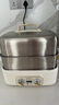 大宇（DAEWOO）【可拆式聚能環(huán)】加厚全鋼電蒸鍋多功能蒸煮燉一體3層家用可拆洗304不銹鋼18L大容量蒸汽鍋S30   曬單實(shí)拍圖