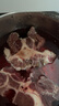 往來白丁 內(nèi)蒙古牛尾骨500g凈重 新鮮黃牛肉牛尾巴寶寶煲湯燒烤火鍋食材 曬單實拍圖