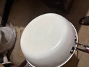 【陶瓷釉不粘鍋】家用不沾無油煙平底炒菜鍋燃?xì)庠铍姶艩t通用YLM 【2025升級(jí)款白色陶瓷】下單即送鍋蓋 28cm 燃?xì)庠铍姶艩t通用 曬單實(shí)拍圖