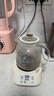 WIFER養生壺 煮茶壺煮茶器辦公室全玻璃燉煮一體家用多功能花茶壺純養生燒水壺 BG-12 花茶養生壺【不帶濾網(wǎng)】 1.2L 曬單實(shí)拍圖