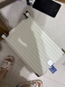 左汀行李箱鋁框拉桿箱加厚結實(shí)抗壓旅行箱登機箱大容量學(xué)生密碼箱皮箱 煙白色 20英寸 ，可登機，適合短途出差 曬單實(shí)拍圖
