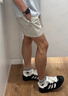 阿迪達(dá)斯 （adidas）ADIDAS HANDBALL SPEZIAL 休閑板鞋德訓(xùn)鞋 JP5669 黑色 39 曬單實(shí)拍圖