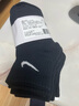 耐克（NIKE）男襪女襪 25新款三雙裝跑步訓(xùn)練休閑襪時尚透氣運(yùn)動舒適襪子 黑色-010/熱售/三雙裝 M/24-26厘米/38-42碼 曬單實(shí)拍圖