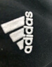 adidas休閑舒適上衣圓領(lǐng)短袖T恤男裝阿迪達斯官方輕運動(dòng) 黑色/白   XL 曬單實(shí)拍圖
