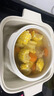 美的（Midea）電燉鍋 電燉盅 快燉隔水燉煮家用煮粥嬰兒寶寶輔食鍋bb煲湯鍋燕窩燉盅4.5L白瓷內膽燉湯鍋上蒸下燉 4.5L 【一盅五膽】白瓷內膽 DZE2552 曬單實(shí)拍圖