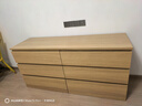 宜家（IKEA）MALM馬爾姆臥室家用斗柜收納柜床邊柜抽屜柜簡(jiǎn)約雜物柜 六屜柜橫向橡木 其他 曬單實(shí)拍圖