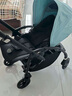 博格步（BUGABOO）荷蘭Bugaboo Bee6博格步多功能輕便城市型雙向可折疊嬰兒推車 黑架水霧藍 黑座 曬單實拍圖