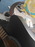 維卡斯（WEIKASI）民謠吉他初學(xué)者木吉他單板新手入門(mén)練習(xí)琴guitar吉它學(xué)生男女樂(lè)器 38英寸純黑色+禮包【初學(xué)推薦】 曬單實(shí)拍圖