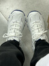 斯凱奇（Skechers）女鞋秋冬小白熊休閑鞋子厚底增高百搭運動軟底老爹鞋99999863 白色/海軍藍色/WNV 36 曬單實拍圖