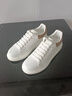 H8楚麥昆小白鞋2026新款情侶男女莆田運動(dòng)鞋子厚底增高白鞋經(jīng)典板鞋 白色【棕色尾】 39 男碼 曬單實(shí)拍圖