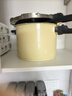 kimscook高壓鍋防爆大容量小型微壓力鍋不銹鋼煲燉湯家用燃氣電磁爐通用 奶黃色（適用3～6人） 22cm 6L 曬單實(shí)拍圖