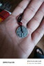 央創(chuàng  )時(shí)尚【中國黃金】山鬼花錢(qián)足銀項鏈男生紀念日生日禮物送男友 曬單實(shí)拍圖