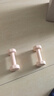 Keep 彩色浸塑啞鈴 男女家用家庭健身肌肉塑形手臂輕重量櫻粉 1kg*2 曬單實(shí)拍圖