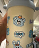 樂(lè )扣樂(lè )扣兒童保溫杯上學(xué)吸管水杯6-12歲喝水杯子幼兒園寶寶不銹鋼水壺 曬單實(shí)拍圖