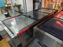格菱燒烤海鮮柜展示柜冷藏臥式商用冷柜燒烤串串排檔飯店保鮮點(diǎn)菜柜不銹鋼內膽冰柜LED款 1.77米平面柜【全不銹鋼＆燒烤涼菜】 曬單實(shí)拍圖