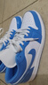耐克NIKE男休閑鞋喬丹AJ1大學(xué)藍(lán) JORDAN1運(yùn)動(dòng)鞋 FZ2138-114白藍(lán)44.5 曬單實(shí)拍圖