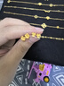 周六福（ZLF）  黃金耳環(huán)女款5G足金甜美小清新雪花耳墜耳釘 計價 1.48g 曬單實拍圖