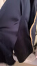 歌莉婭三醋酸七分袖西裝外套女士2025新款春季通勤穿搭1C8L6M21B 90U深寶藍 L 曬單實(shí)拍圖