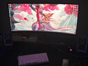 AOC 34英寸WQHD 240Hz超頻250Hz HVA快速液晶1ms HDR400 1500R曲面帶魚(yú)屏 21:9游戲電競(jìng)顯示器CU34G3Z 曬單實(shí)拍圖