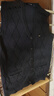夢(mèng)特嬌（MONTAGUT）男士針織開(kāi)衫V領(lǐng)背心馬甲中老年爸爸毛衣坎肩加厚保暖 深灰 52  曬單實(shí)拍圖