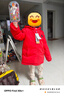 保姆鵝 兒童羽絨服寶寶雙面羽絨服加厚小童短款耐污羽絨外套 中國紅 130 曬單實(shí)拍圖