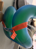迪卡儂（DECATHLON）兒童游泳圈腋下浮圈雙層氣囊救生衣綠18-30KG694640 曬單實(shí)拍圖