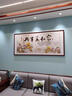 家和萬(wàn)事興十字繡成品帶框掛畫(huà)客廳裝飾畫(huà)牡丹花沙發(fā)背景墻壁畫(huà)新 家和事興-013 248*106c·m已裝裱實(shí)木框 曬單實(shí)拍圖