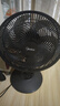 美的（Midea）臺式電風(fēng)扇七葉柔風(fēng)輕音臥室宿舍廣角遠距交流定頻臺扇辦公室桌面節能省電搖頭小型電扇 FGAU30D 曬單實(shí)拍圖