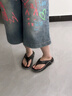 七色紡人字拖男夏季情侶女士醫(yī)護(hù)防滑外穿踩屎感夾腳戶外軟底涼拖鞋男士 白色 40-41 【京東直達(dá)更好服務(wù)】 曬單實(shí)拍圖