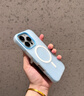 捷思碼新款膚感果凍磁吸二合一適用iPhone16promax手機殼蘋(píng)果15pro簡(jiǎn)約馬卡龍14個(gè)性百搭13防摔16新款 磁吸膚感果凍-深藍 iPhone 16 pro 曬單實(shí)拍圖