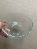 安買(mǎi) 水果蔬菜錘紋玻璃沙拉碗 北歐式ins風(fēng)透明玻璃水果盆AM1340 曬單實(shí)拍圖