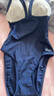 速比濤（Speedo）泳衣女綺遇系列深海設計海島溫泉度假性感連體泳衣 海藍/白 32 曬單實(shí)拍圖