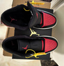 耐克NIKE休閑鞋男AJ1 JORDAN 1 LOW 低幫運(yùn)動(dòng)鞋553558-067紅黑42 曬單實(shí)拍圖