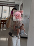ergobaby美國二狗嬰兒背帶腰凳通風(fēng)輕便遛娃神器透氣減震護腰方便出行灰色 曬單實(shí)拍圖