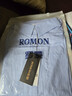 羅蒙（ROMON）100%純棉襯衫女短袖條紋襯衫女夏天可調節帶扣襯衣女夏季飛袖防曬 高檔品牌條紋長(cháng)/袖 L 120-135 曬單實(shí)拍圖